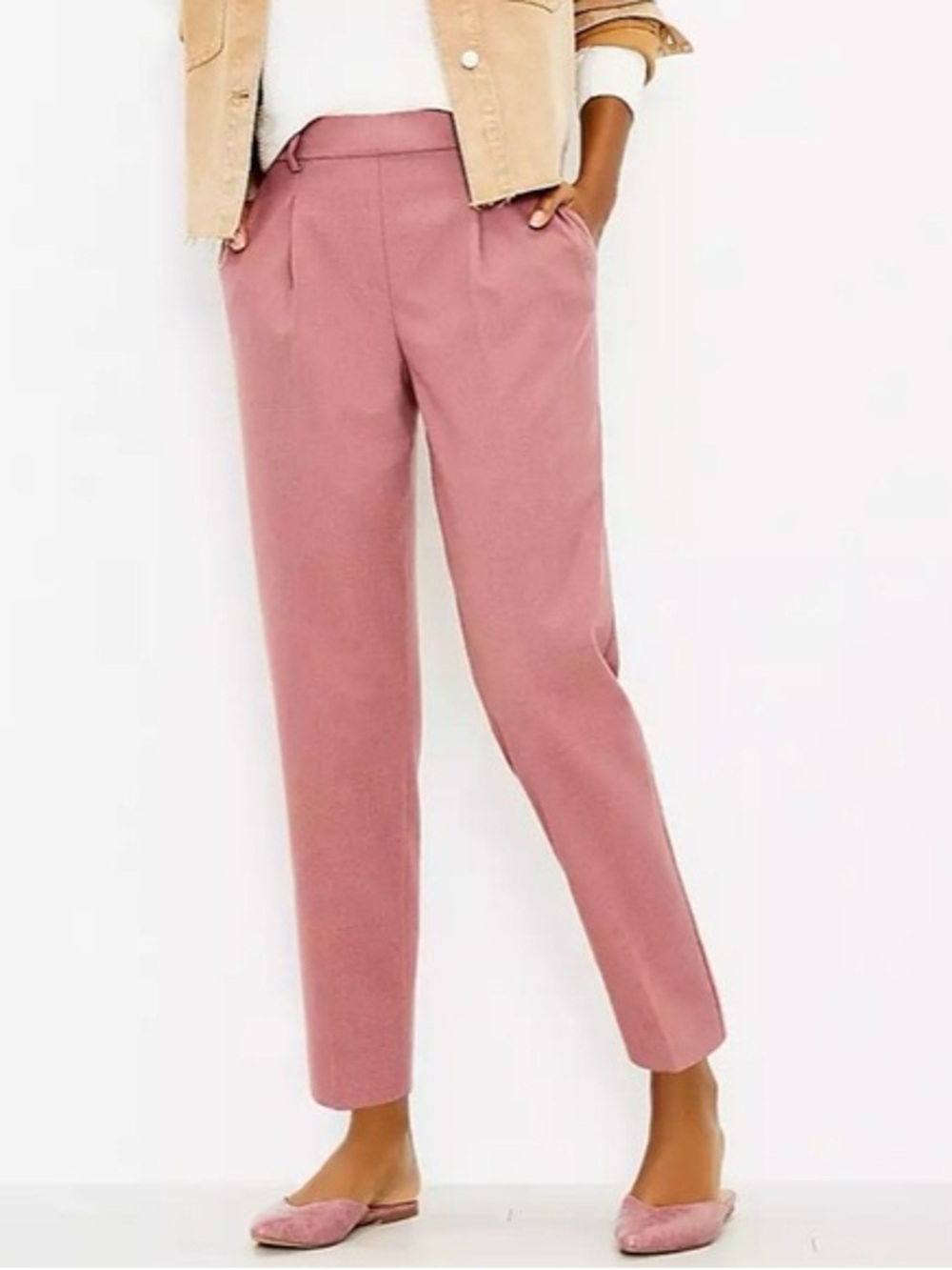New Without Tags LOFT Pleated Pants